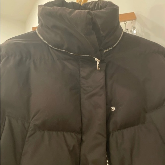 AllSaints Black Puffer Jacket - Picture 2 of 4